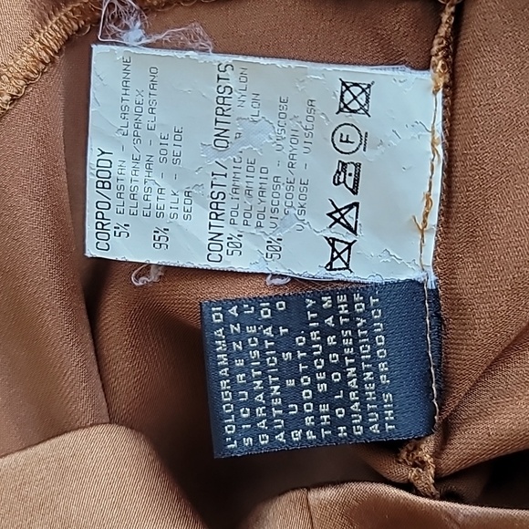 Roberto Cavalli Lace Silk Ruched Top, size IT46 - Picture 14 of 14